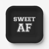 SWEET AF PAPIEREN BORDJE (Voorkant)