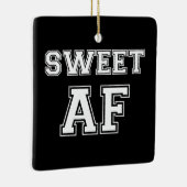 SWEET AF PINGING PONG BALL KERAMISCH ORNAMENT (Rechts)