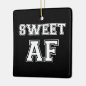 SWEET AF PINGING PONG BALL KERAMISCH ORNAMENT (Links)