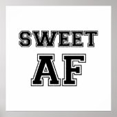 SWEET AF-POSTER POSTER (Voorkant)