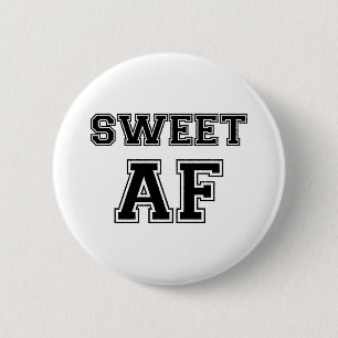 SWEET AF RONDE BUTTON 5,7 CM