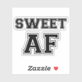 SWEET AF STICKER (Vel)