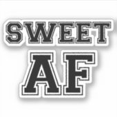 SWEET AF STICKER (Voorkant)