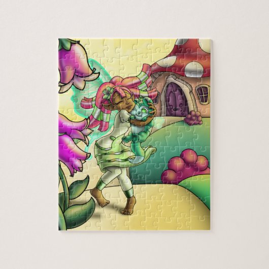 Sweet African American Fairy Legpuzzel (Verticaal)