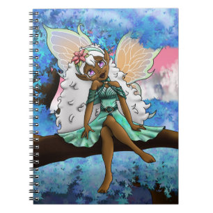 Sweet African American Fairy Notitieboek