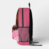 Sweet African American Girl Bedrukte Rugzak (Rechts)