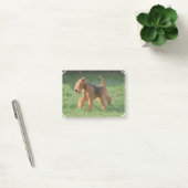Sweet Airdale Terrier Post-it® Notes (Kantoor)