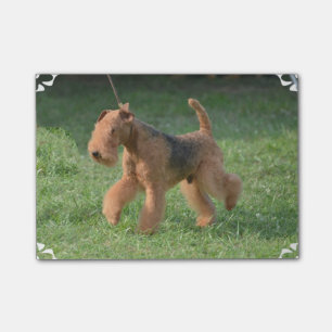 Sweet Airdale Terrier Post-it® Notes