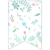 Sweet Alice in Wonderland thema baby shower Vlaggetjes (Eerste vlag)