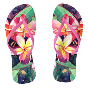 Sweet Aloha Plumeria Slippers Teenslippers