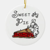 Sweet als Pie Keramisch Ornament (Voorkant)