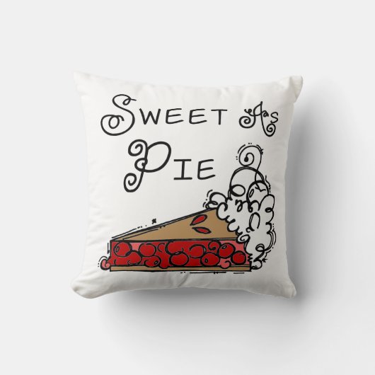 Sweet als Pie Kussen (Voorkant)