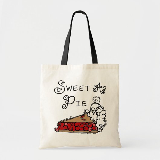 Sweet als Pie Tote Bag (Voorkant)