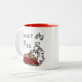 Sweet als Pie Tweekleurige Koffiemok (Voorkant links)