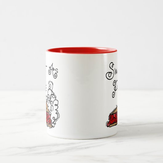 Sweet als Pie Tweekleurige Koffiemok (Center)