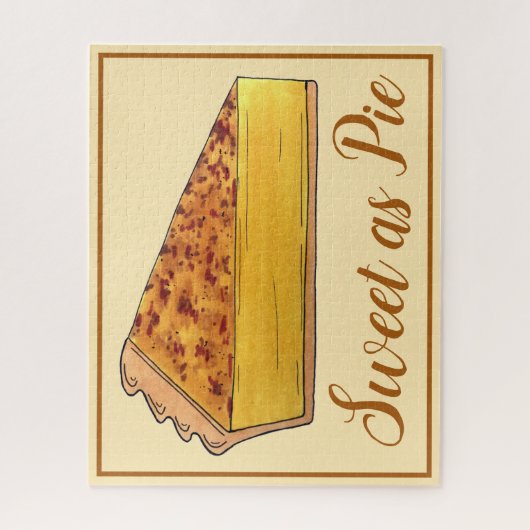 Sweet als Pie Virginia Chess Southern Dessert Legpuzzel (Verticaal)