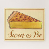 Sweet als Pie Virginia Chess Southern Dessert Legpuzzel (Horizontaal)