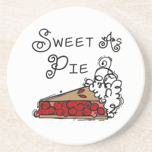 Sweet als Pie Zandsteen Onderzetter
