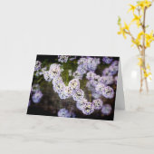 Sweet Alyssum in Grunge Moederdag Kaart (Gele Bloem)