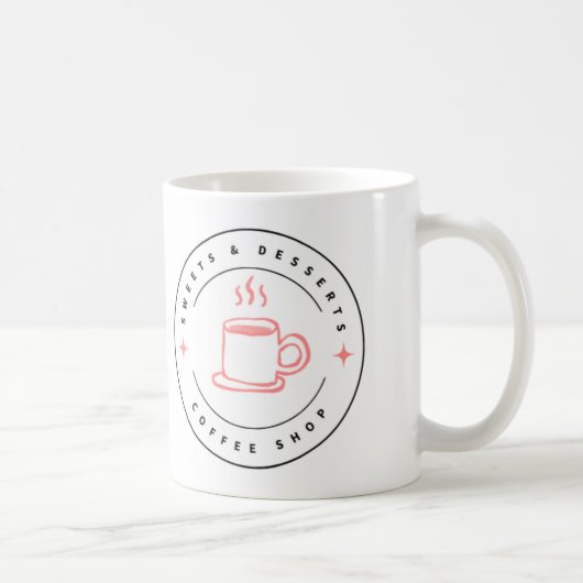 Sweet And Dessert Mug Logo Koffiemok (Rechts)
