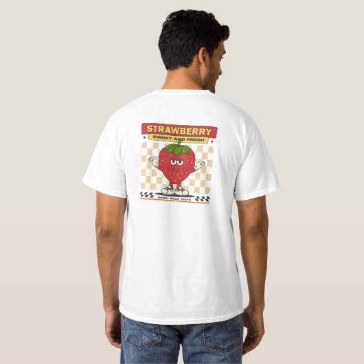 Sweet and Fresh Strawberry Tee T-shirt (Achterkant volledig)