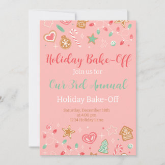 Sweet and Merry Holiday Invitation Kaart