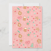 Sweet and Merry Holiday Invitation Kaart (Achterkant)