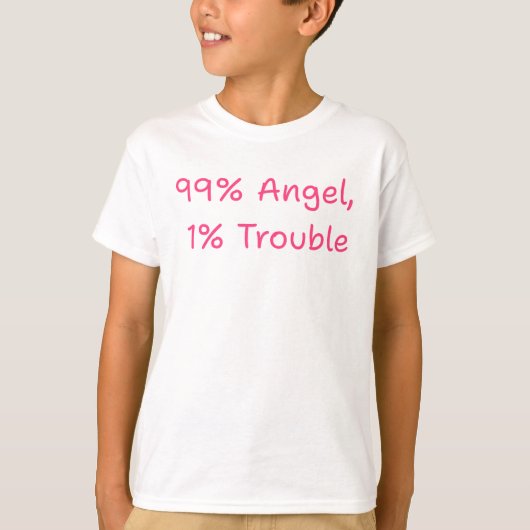 Sweet and Sassy Angel Kinderen Shirt (Voorkant)