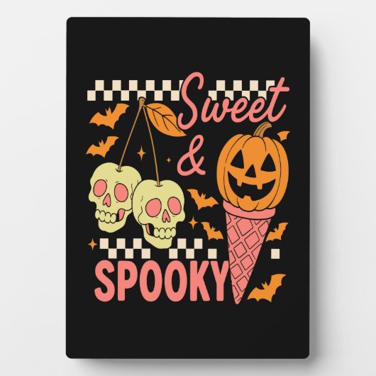 Sweet and Spooky Cute Halloween Fotoplaat (voorkant)