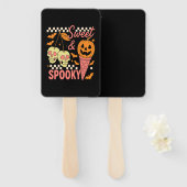 Sweet and Spooky Cute Halloween Handwaaier (Voorkant en achterkant)