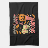 Sweet and Spooky Cute Halloween Theedoek (Verticaal)