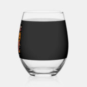 Sweet and Spooky Cute Halloween Wijnglas Zonder Voet (Links)