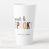Sweet and Spooky Halloween Latte Mok | Schattigee  (Voorkant)