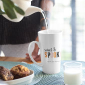 Sweet and Spooky Halloween Latte Mok | Schattigee