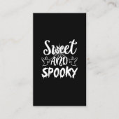 sweet and spooky visitekaartje (Voorkant)