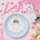Sweet Angel Baptism First Community Party Papieren Bordje (Feest)