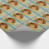  Sweet Angel Face Gift Wrapping Paper Cadeaupapier (Hoek)