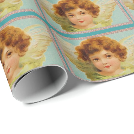  Sweet Angel Face Gift Wrapping Paper Cadeaupapier (Rol Hoek)
