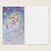 Sweet Angel Holiday Gift Labels Visitekaartjes (Voorkant /achterkant)