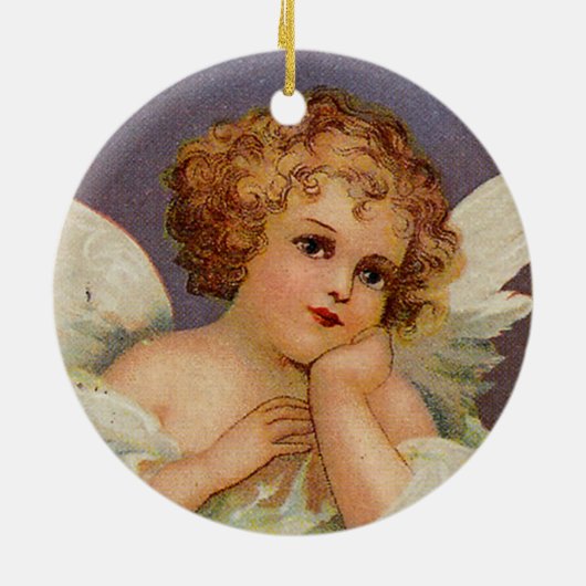 Sweet Angel Keramisch Ornament (Achterkant)