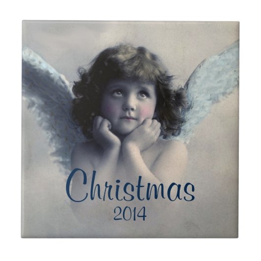 Sweet  Angel-kerstmemento Tegeltje (Voorkant)