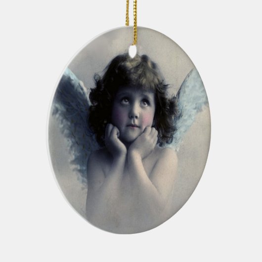 Sweet  Angel Kerstmis Keramisch Ornament (Rechts)
