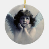 Sweet  Angel Kerstmis Keramisch Ornament (Voorkant)