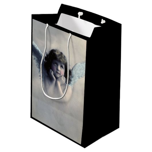 Sweet  Angel Kerstmis Medium Cadeauzakje (Achterkant Gekanteld)