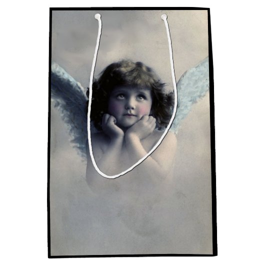 Sweet  Angel Kerstmis Medium Cadeauzakje (Voorkant)