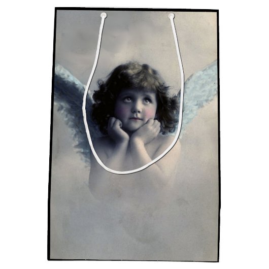 Sweet  Angel Kerstmis Medium Cadeauzakje (Achterkant)