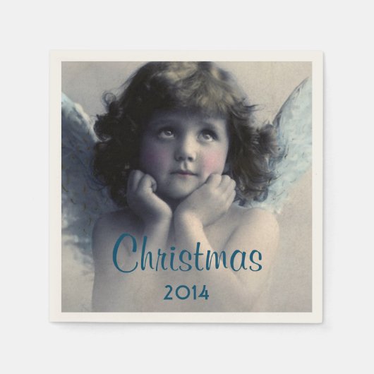 Sweet  Angel Kerstmis Servet (Voorkant)