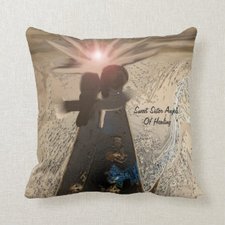 Sweet Angel Sisters ... van de heining Pillow Kussen