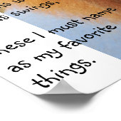 Sweet Animal Favorieten Poster (Hoek)