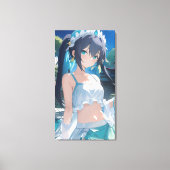Sweet Anime art. Canvas Afdruk (Voorkant)